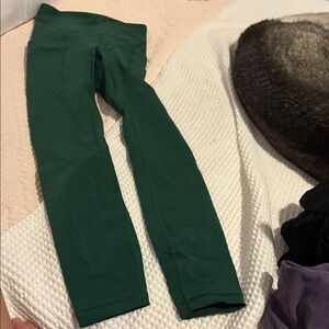 Green Lululemon Leggings